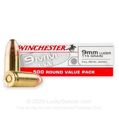 Image 2 of Winchester 9mm Luger (9x19) Ammo