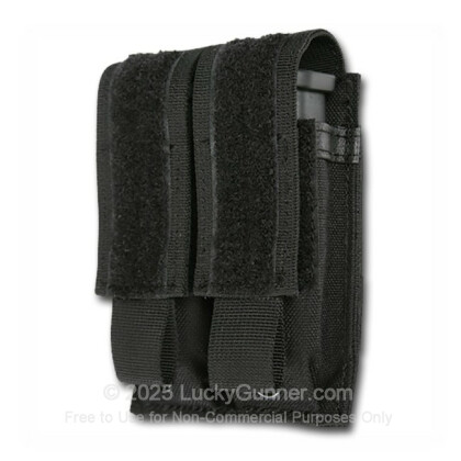 Large image of Double Magazine Pouch MOLLE Loop Pistol Blackhawk Black For Sale