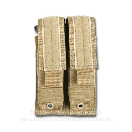 Large image of Double Magazine Pouch MOLLE Loop Pistol Blackhawk Coyote Tan For Sale