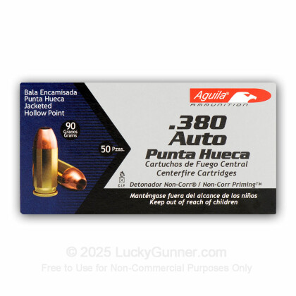 Image 3 of Aguila .380 Auto (ACP) Ammo