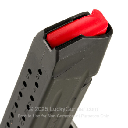Large image of Cheap 9mm Luger Magazine For Sale - Black Glock 19 Magazine in Stock by Amend2 - 15 Round Magazine