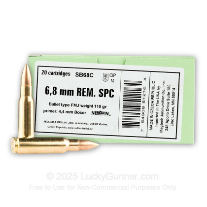 Image 1 of Sellier & Bellot 6.8 Remington SPC Ammo