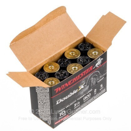 Large image of Bulk 10 Gauge Ammo For Sale - 3-1/2” 2oz. #5 Shot Ammunition in Stock by Winchester Double X - 100 Rounds