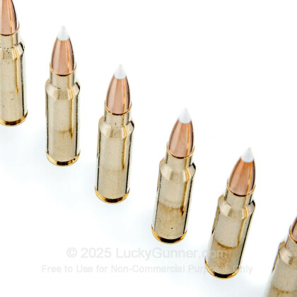 Large image of Premium 308 Ammo For Sale - 180 Grain Nosler AccuBond Ballistic Tip Ammunition in Stock by Black Hills Gold - 20 Rounds