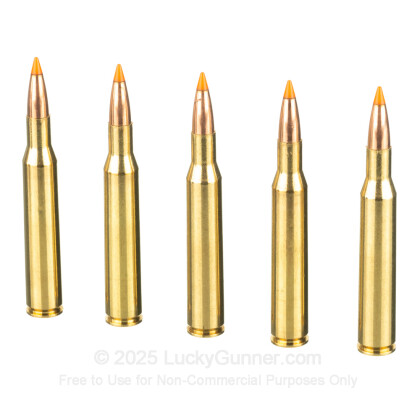 Large image of Premium 270 Ammo For Sale - 130 Grain Polymer Tip Ammunition in Stock by HSM Low Recoil - 20 Rounds