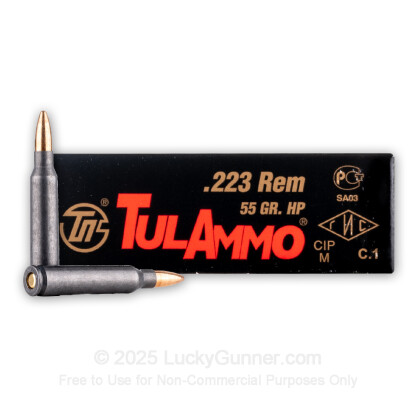 Image 2 of Tula Cartridge Works .223 Remington Ammo