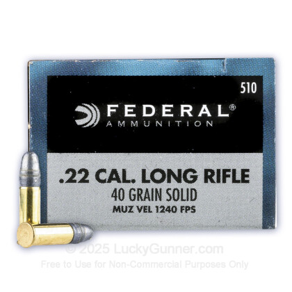 Image 1 of Federal .22 Long Rifle (LR) Ammo