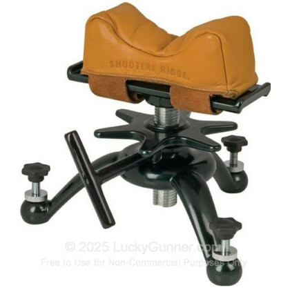 Large image of Shooter's Ridge Tri-Stance Gun Rest with Leather Sandbag For Sale