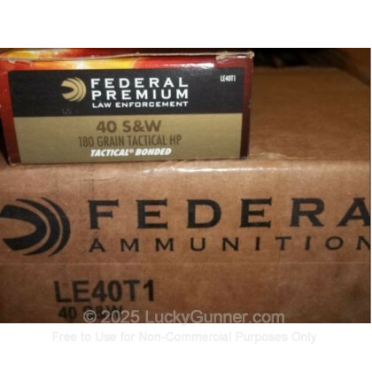 Image 3 of Federal .40 S&W (Smith & Wesson) Ammo