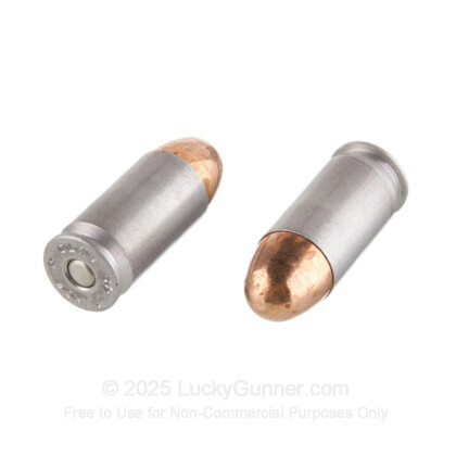 Large image of Bulk 45 ACP Ammo For Sale - 230 Grain FMJ Ammunition in Stock by Independence (Aluminum) - 200 Rounds
