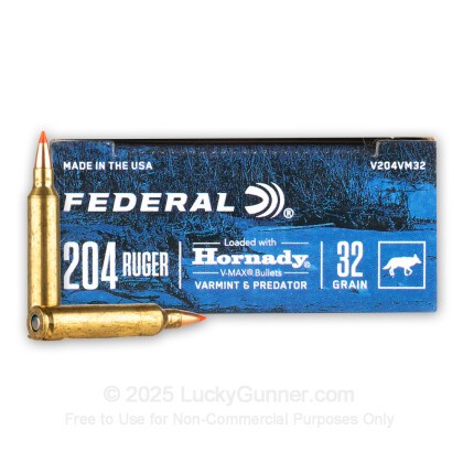 Image 1 of Federal .204 Ruger Ammo