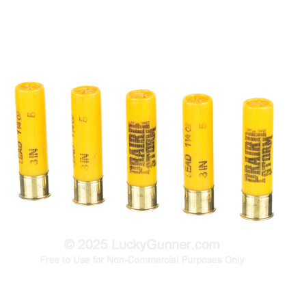 Large image of Premium 20 Gauge Ammo For Sale - 3” 1-1/4oz. #5 Shot Ammunition in Stock by Federal Prairie Storm FS Lead - 25 Rounds