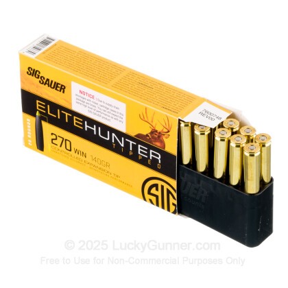 Large image of Sig Sauer 270 Ammo For Sale - 140 Grain Polymer Tip – 20