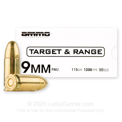 Image 2 of Ammo Incorporated 9mm Luger (9x19) Ammo