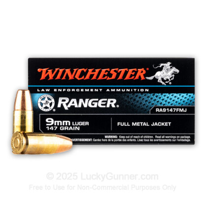Image 1 of Winchester 9mm Luger (9x19) Ammo
