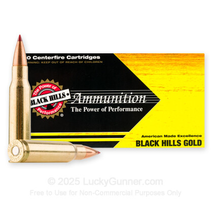 Large image of Black Hills Gold 308 Ammo For Sale - 125 Grain CX - 20 Rounds