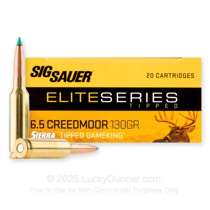 Image 1 of SIG SAUER 6.5mm Creedmoor Ammo
