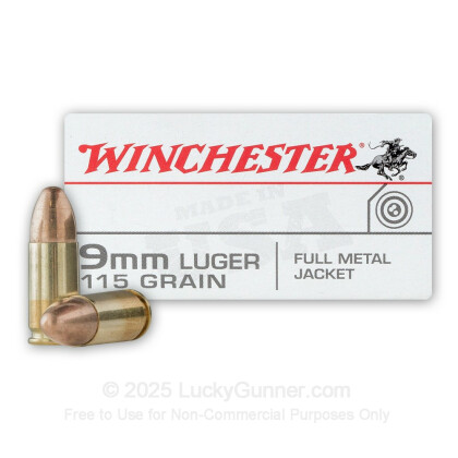Image 1 of Winchester 9mm Luger (9x19) Ammo