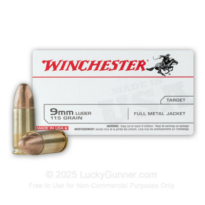 Image 2 of Winchester 9mm Luger (9x19) Ammo