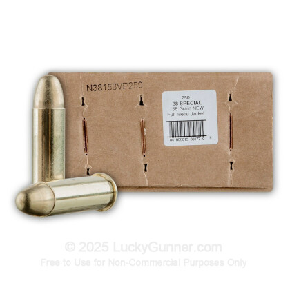 Image 1 of American Quality Ammunition .38 Special Ammo