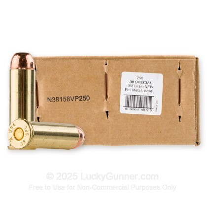 Image 1 of American Quality Ammunition .38 Special Ammo