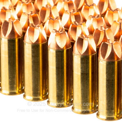 Large image of Premium 44 Special Ammo For Sale - 125 Grain HoneyBadger Ammunition in Stock by Black Hills - 50 Rounds