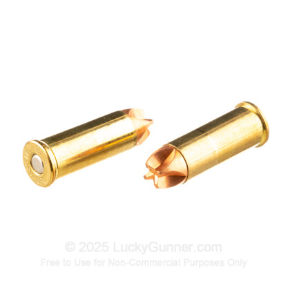 Large image of Premium 44 Special Ammo For Sale - 125 Grain HoneyBadger Ammunition in Stock by Black Hills - 50 Rounds