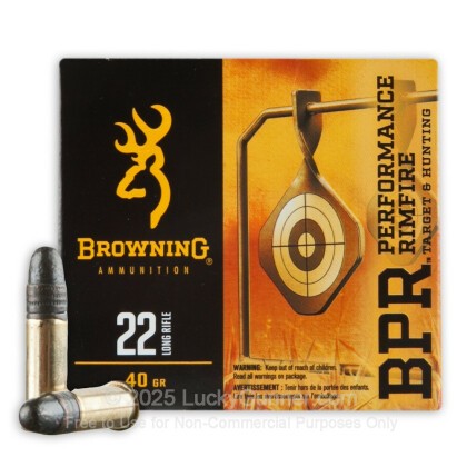Image 2 of Browning .22 Long Rifle (LR) Ammo