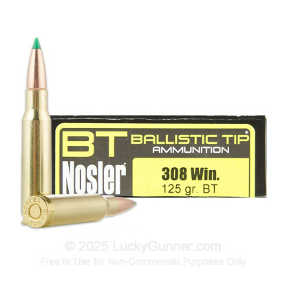 Image 1 of Nosler Ammunition .308 (7.62X51) Ammo