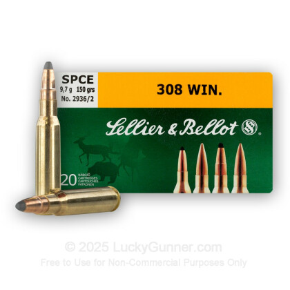 Image 1 of Sellier & Bellot .308 (7.62X51) Ammo
