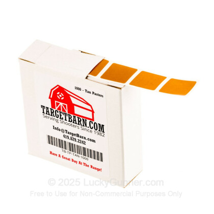 Large image of Bulk Pasters For Sale - Tan Pasters in Stock by Target Barn at Lucky Gunner - 1000 Count