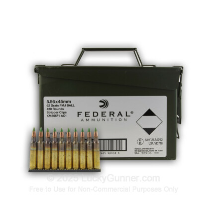 Image 1 of Federal 5.56x45mm Ammo