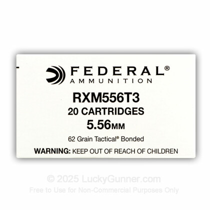 Image 1 of Federal 5.56x45mm Ammo