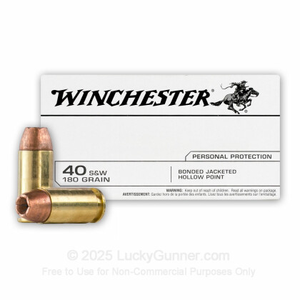 Defensive 40 SW Ammo For Sale - 180 gr JHP - Winchester Defensive 40 SW Ammo For Sale - 180 gr JHP - Winchester