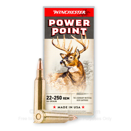 Image 2 of Winchester .22-250 Remington Ammo