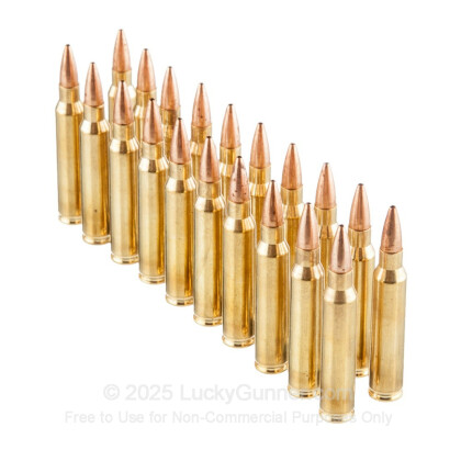 Large image of Premium 5.56x45mm Ammo For Sale - 52 Grain Zinc Core OTM Ammunition in Stock by Barnes Range AR - 20 Rounds