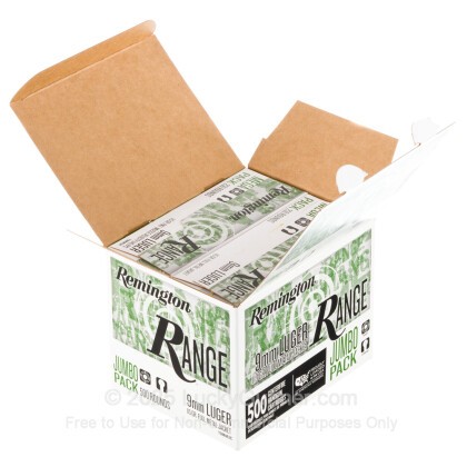 Image 3 of Remington Ammo from Remington Image 3 of Remington 9mm Luger (9x19) Ammo