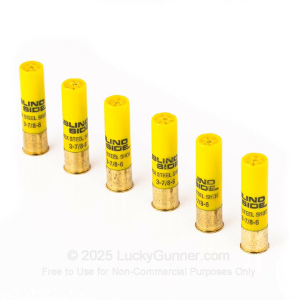 Large image of Premium 20 Gauge Waterfowl Ammo - Winchester Blindside 3"  7/8 oz #6 Hex Steel Shot - 25 Rounds