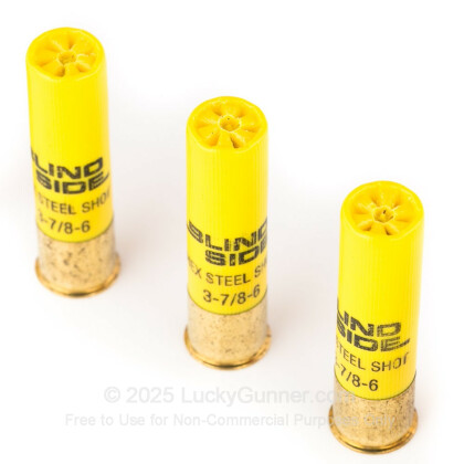 Large image of Premium 20 Gauge Waterfowl Ammo - Winchester Blindside 3"  7/8 oz #6 Hex Steel Shot - 25 Rounds