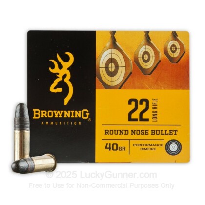 Image 1 of Browning .22 Long Rifle (LR) Ammo