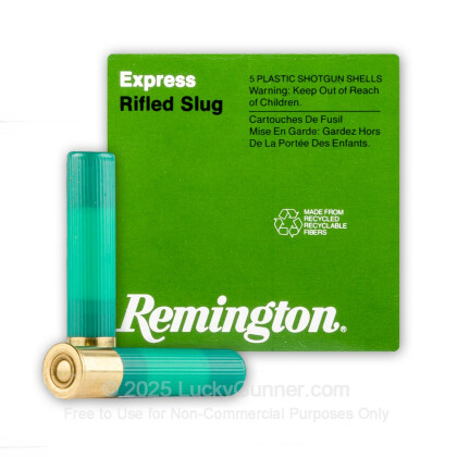 Large image of Cheap 410 Bore Ammo For Sale - 2-1/2" 1/5 oz. Rifled Slug Ammunition in Stock by Remington Slugger - 5 Rounds
