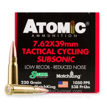 Image 1 of Atomic Ammunition 7.62X39 Ammo