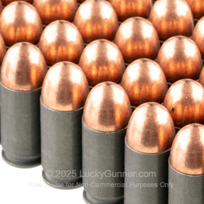 Large image of Bulk 45 ACP Ammo For Sale - 230 Grain Full Metal Jacket Ammunition in Stock by WOLF Performance Ammunition Military Classic - 500 Rounds