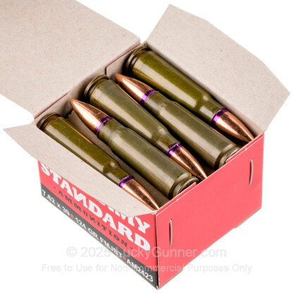 Large image of Bulk 7.62x39mm Ammo For Sale - 124 Grain FMJ-BT Ammunition in Stock by Red Army Standard - 1000 Rounds