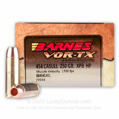 Image 1 of Barnes 454 Casull Ammo