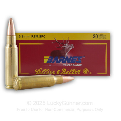 Image 1 of Sellier & Bellot 6.8 Remington SPC Ammo