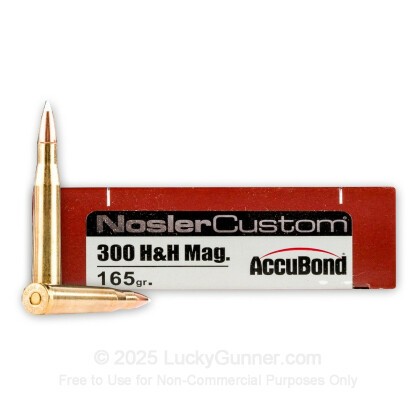 Image 1 of 300 H&H Mag Ammo from Nosler Ammunition Image 1 of Nosler Ammunition .300 H&H Magnum Ammo