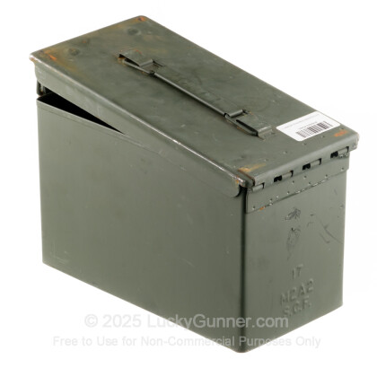 Large image of 9mm Green Used Mil-Spec Ammo Cans For Sale