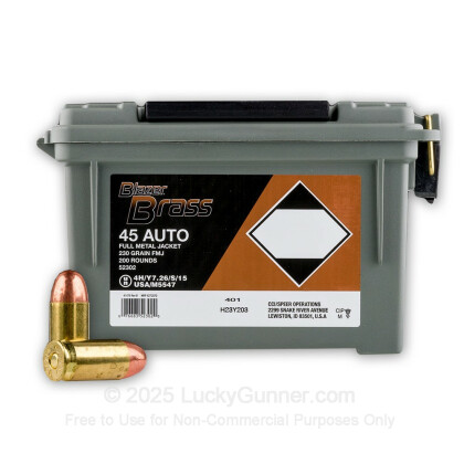 Image 1 of Blazer Brass .45 ACP (Auto) Ammo
