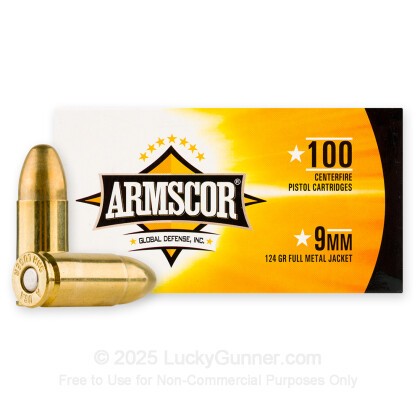 Image 2 of Armscor 9mm Luger (9x19) Ammo